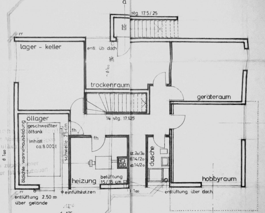 Grundriss KG Einfamilienhaus Villmar