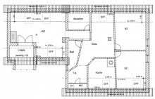Grundriss DG -----Gro�z�gige 3-Zimmer-DG-Wohnung mit Loggia in zentraler Lage-----
