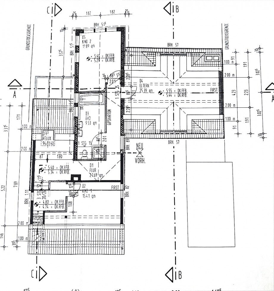 Grundriss DG Einfamilienhaus Selters/ Eisenbach