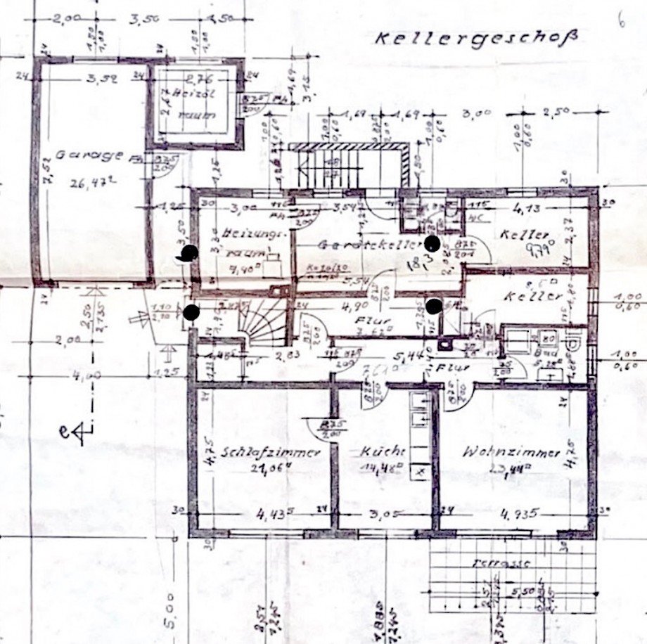 Grundriss KG Einfamilienhaus Elbtal/ Dorchheim