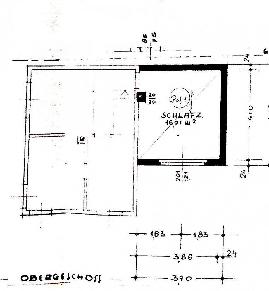 Grundriss OG Einfamilienhaus Seltes/ Haintchen