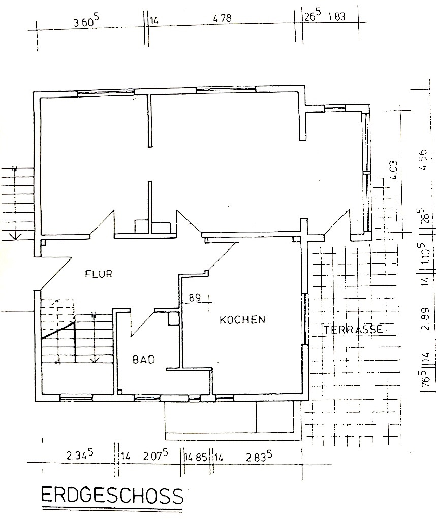 Grundriss EG Einfamilienhaus Selters