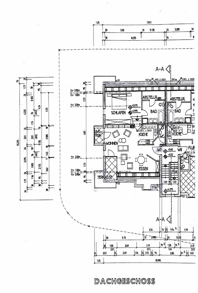 Grundrisdss Dachgeschosswohnung Bad Camberg