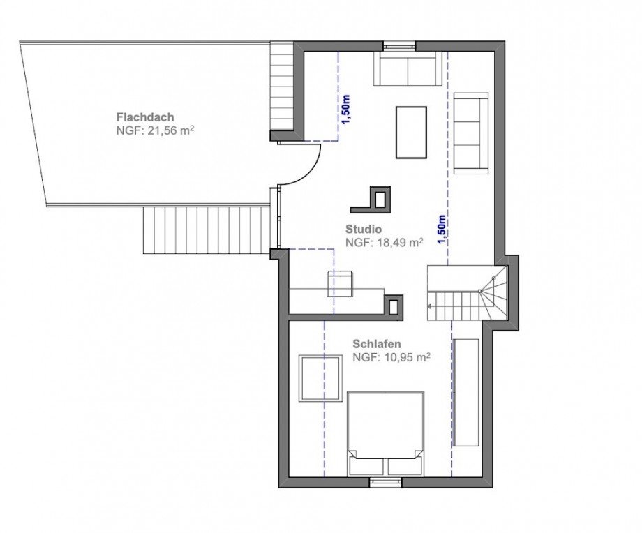 Grundriss DG Einfamilienhaus Selters