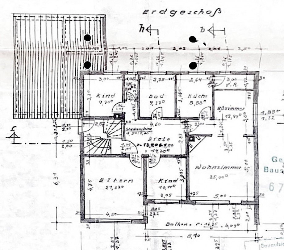 Grundriss EG Einfamilienhaus Elbtal/ Dorchheim